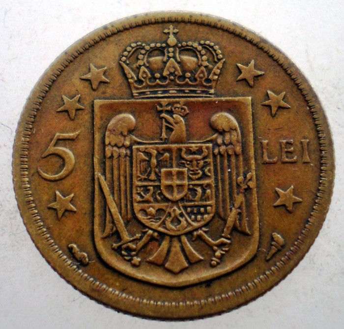2.377 ROMANIA MIHAI I 5 LEI 1930 PARIS