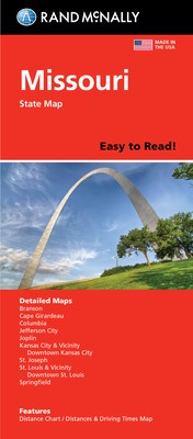 Rand McNally Easy to Read: Missouri State Map foto