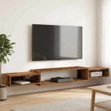 vidaXL Sistem de TV montat pe perete Montare pe perete Lemn vechi 8006011