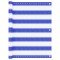 vidaXL Paravan pentru balcon, albastru și alb, 75x400 cm, HDPE