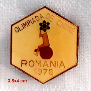 OLIMPIADA DE CHIMIE 1978 Insigna foto