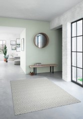 Covor Premium Belgian Model Essenza 48607-637, Marime 80 x 150 cm, Gri, Inaltime Fir 7 mm, Antialergic, Polipropilena, Living, Dormitor, Sufragerie, B foto