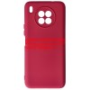 Husa Silicon Burgundy High Copy Huawei Nova 8i - Protectie Premium