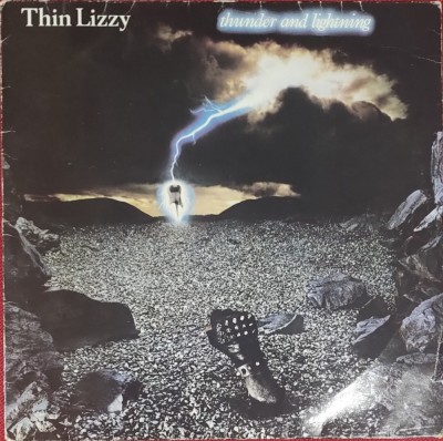 Thin Lizzy &amp;ndash; Thunder And Lightning, LP, Netherlands, 1983, stare VG foto