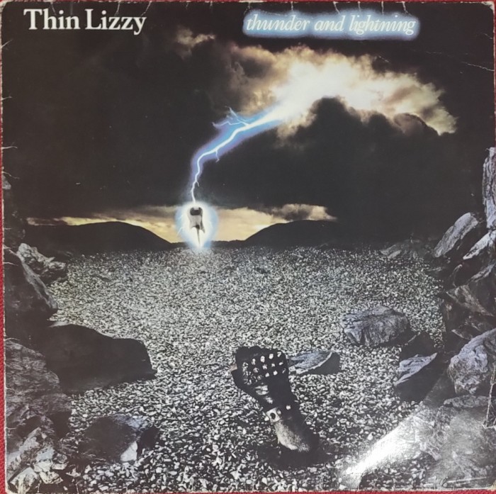 Thin Lizzy &ndash; Thunder And Lightning, LP, Netherlands, 1983, stare VG