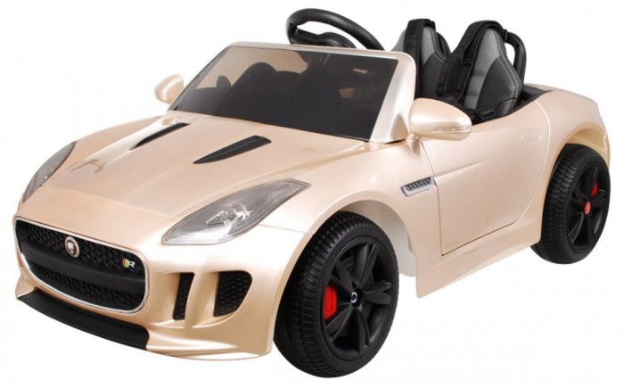 Masinuta electrica Jaguar F-Type, champagne metalizat Masinuta electrica Jaguar F-Type, champagne metalizat
