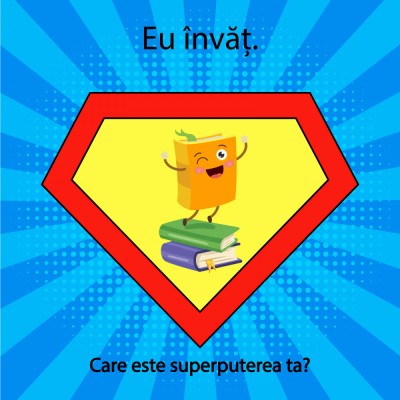 Autocolant Superputere- 125x125 cm foto
