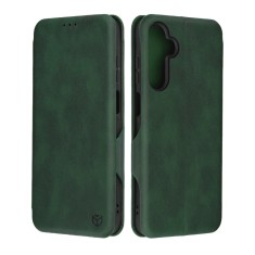 Husa tip carte pentru samsung galaxy a25 5g, techsuit, inchidere magnetica, green foto