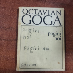 Pagini noi de Octavian Goga