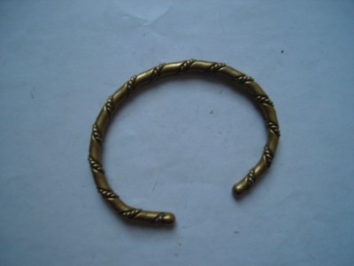 Bratara torsadata din alama reglabila foto