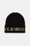 Versace Jeans Couture căciulă de l&acirc;nă culoarea negru, 79HAZK40 ZG400