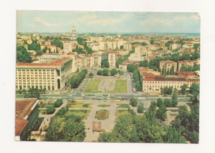 FA49-Carte Postala- UCRAINA - Kiev, Kalinin Square, necirculata 1970