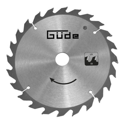Disc pentru fierastrau circular, taiere lemn Gude 58237, O150x10 mm, 24 dinti foto