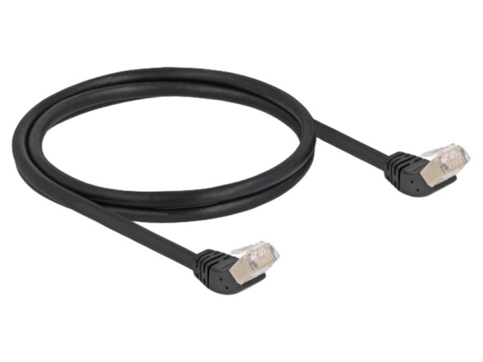 Cablu patch cord Cat 6a LSZH 1m