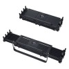 Raft extensibil pentru dus Sapgrc, 12 x 33, 48 cm, plastic, negru