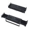Raft extensibil pentru dus Sapgrc, 12 x 33, 48 cm, plastic, negru