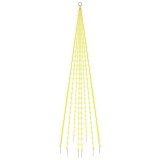 Cumpara ieftin Brad de Craciun pe catarg, 310 LED-uri, alb cald, 300 cm