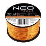 Sfoara de zidarie NEO Tools 100 m, 1.5 mm, rezistenta la rupere
