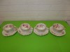 Portelan SCHWARZENHAMMER , set de 4 CESTI decorate in teme florale, Seturi