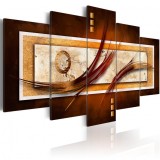 Cumpara ieftin Tablou - Iridescent brown 100x50 cm