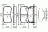Set placute frana,frana disc SSANGYONG REXTON (GAB) (2002 - 2012) BOSCH 0 986 494 237