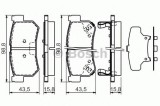 Set placute frana,frana disc SSANGYONG REXTON (GAB) (2002 - 2012) BOSCH 0 986 494 237