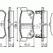 Set placute frana,frana disc SSANGYONG REXTON (GAB) (2002 - 2012) BOSCH 0 986 494 237