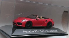 Macheta Porsche 911 Turbo S Cabriolet 2016 (991/II) - Herpa 1/43 foto