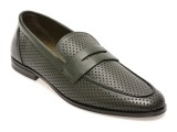 Cumpara ieftin Mocasini eleganti OTTER gri, 25M125, din piele naturala