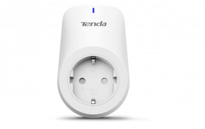 Priza Wi-Fi inteligenta Tenda Beli SP, control vocal, alb - RESIGILAT foto