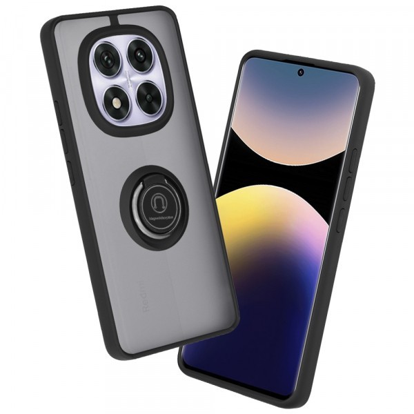 Husa pentru Xiaomi Redmi Note 14 Pro 4G, Techsuit, Glinth, Neagra
