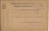 CP1689N Carte poștală cu ștampila M kir 300 honv&eacute;d gyalog ezred expediată la Arad de pe frontul rom&acirc;nesc, 1917, Feldpost 397