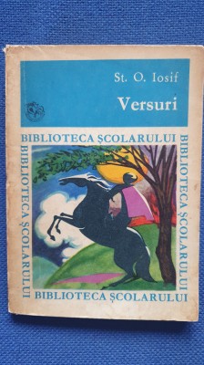St O Iosif, Versuri, BPT, editura Ion Creanga 1970, 170 pagini foto