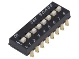 Comutator DIP-SWITCH 8 Secțiuni ON-OFF 24VDC