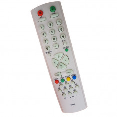 Telecomanda pentru TV/LCD VESTEL RC2040, alba cu functiile telecomenzii originale