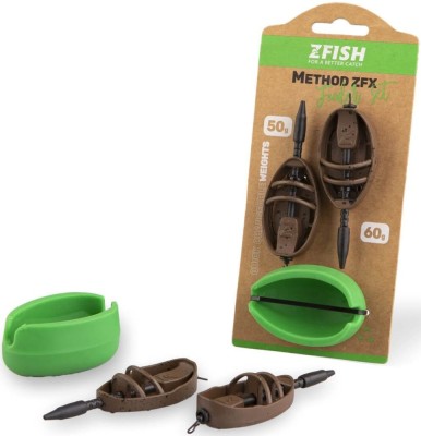 Set Momitoare Zfish Method Feeder Set ZFX + Mould, 30-40g, 2buc/set foto