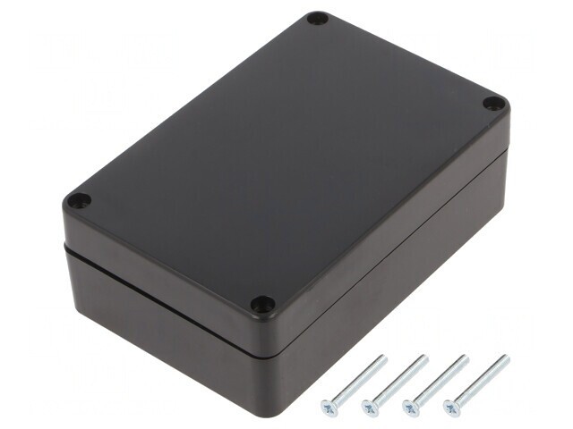 Carcasă universală ABS neagră IP67 70x105x35mm