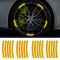Set 20 bucati Elemente Reflectorizante &bdquo;Wheel Arch&rdquo; pentru autoturisme, biciclete, motociclete, atv-uri, scutere, culoare Orange