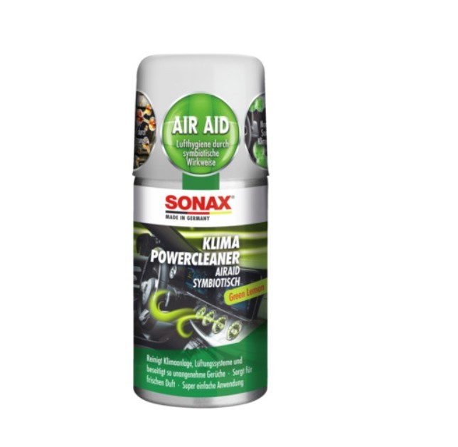 Odorizant Auto Sonax Klima Power Cleaner Green Lemon, 100ml