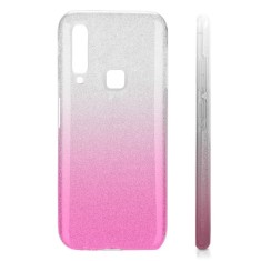 Husa Pentru SAMSUNG Galaxy A9 2018 - Luxury Shining TSS, Argintiu/Roz
