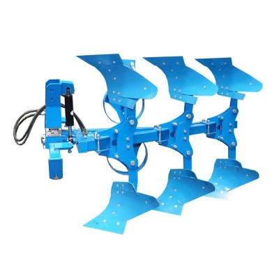 Plug agricol reversibil hidraulic cu 3 trupite si cormane pline Konig Traktoren foto
