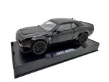 Macheta Dodge Challenger SRT negru 1:32 usi capota si portbagaj functionale sunete si lumini