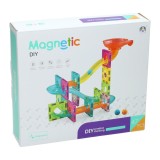 Labirint magnetic cu bile pentru copii, 47 piese, 5.5 cm