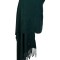 Fular dama uni 24U, 180x70cm, albastru petrol
