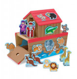 Set de joaca din lemn Arca lui Noe, Melissa &amp; Doug