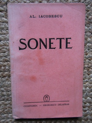 AL IACOBESCU - SONETE foto