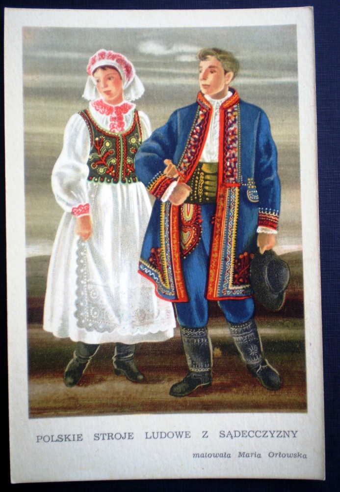 P.137 POLONIA COSTUME POPULARE NATIONALE POLONEZE, Necirculata, Printata |  Okazii.ro