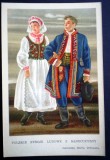 P.137 POLONIA COSTUME POPULARE NATIONALE POLONEZE, Necirculata, Printata