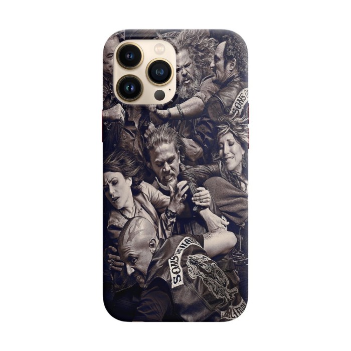 Husa compatibila cu Apple iPhone 13 model Sons of Anarchy, Silicon, TPU, Viceversa
