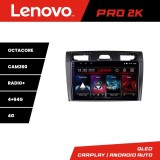 Navigatie Android Ford Fiesta MK5 2002-2008 QLED 2K 4GB+64GB GPS 360 Lenovo